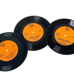 Lot Of 3 Vintage Strawberry Shortcake's Records 33 RPM- Kid Stuff Records